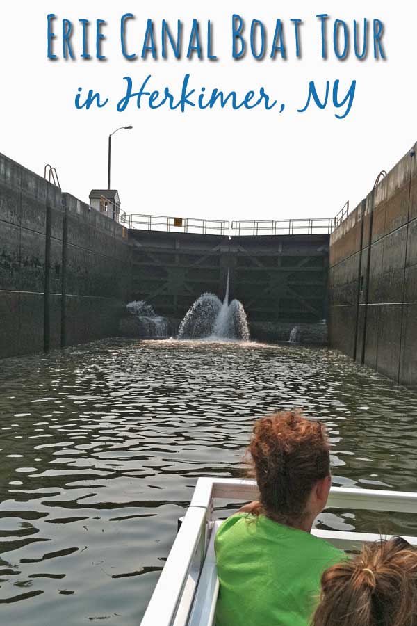 Boat tour on the Erie Canal in Herkimer, NY.