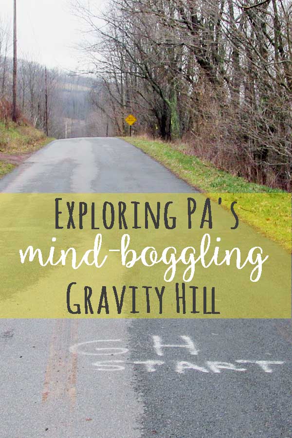 Gravity Hill in Bedford County, Pennsylvania