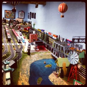 My father-in-law's amazing model train layout!