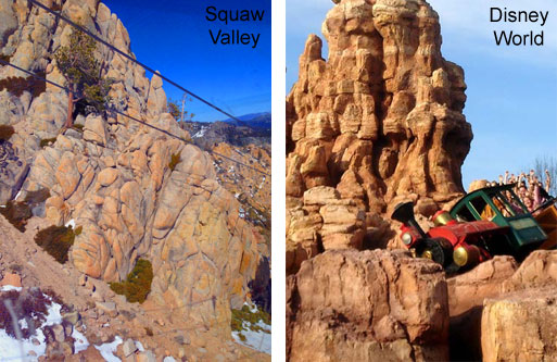Walt Disney was inspired by Squaw's landscape.