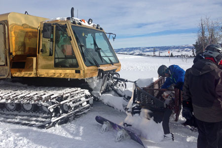 Snowcat skiing adventure at Powder Mountain, Utah