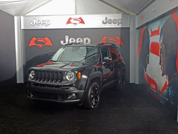 The "Dawn of Justice" Jeep Renegade.