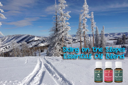 Essential oil blend recipe - Skiing on the Slopes!