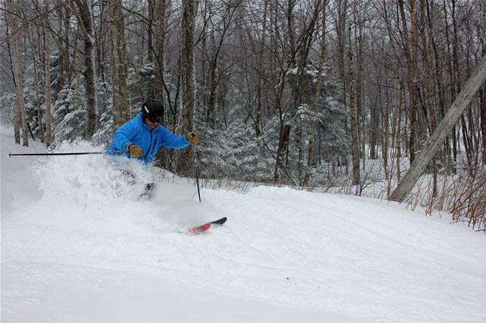 You'll find gorgeous views and consistently good conditions at Bolton Valley, VT.