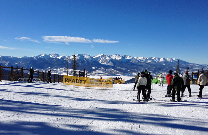 Gorgeous view and fantastic skiing await you at Keystone, Colo.
