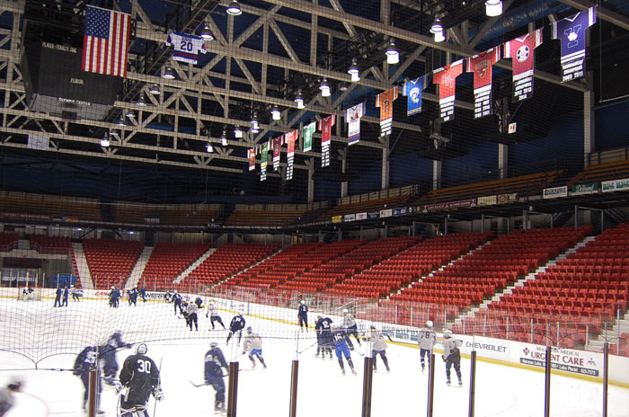 Ice skate on the "Miracle on Ice" rink in Lake Placid, NY.