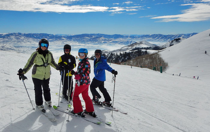 Amazing view on the Homeward Bound trail at Deer Valley Ski Resort in Utah.