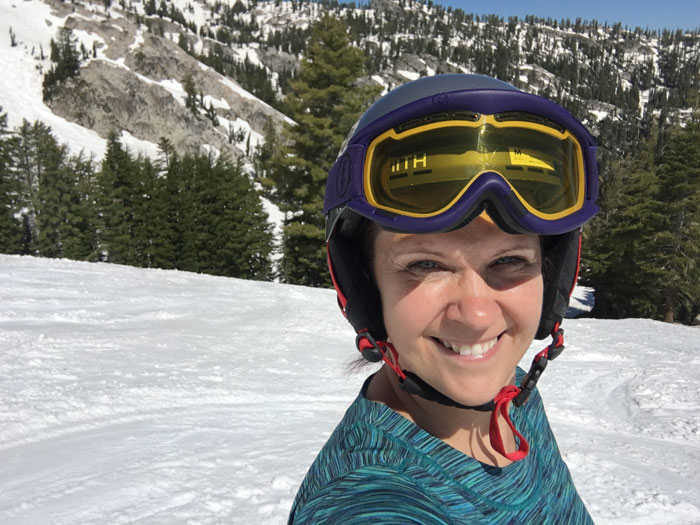 Spring skiing at Squaw Valley, CA. Spring skiing capital!