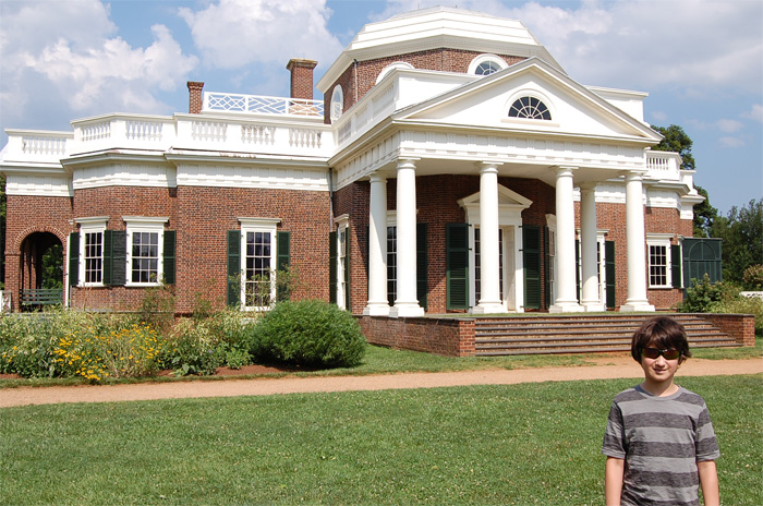 Monticello - Thomas Jefferson's home in Charlottesville, VA.
