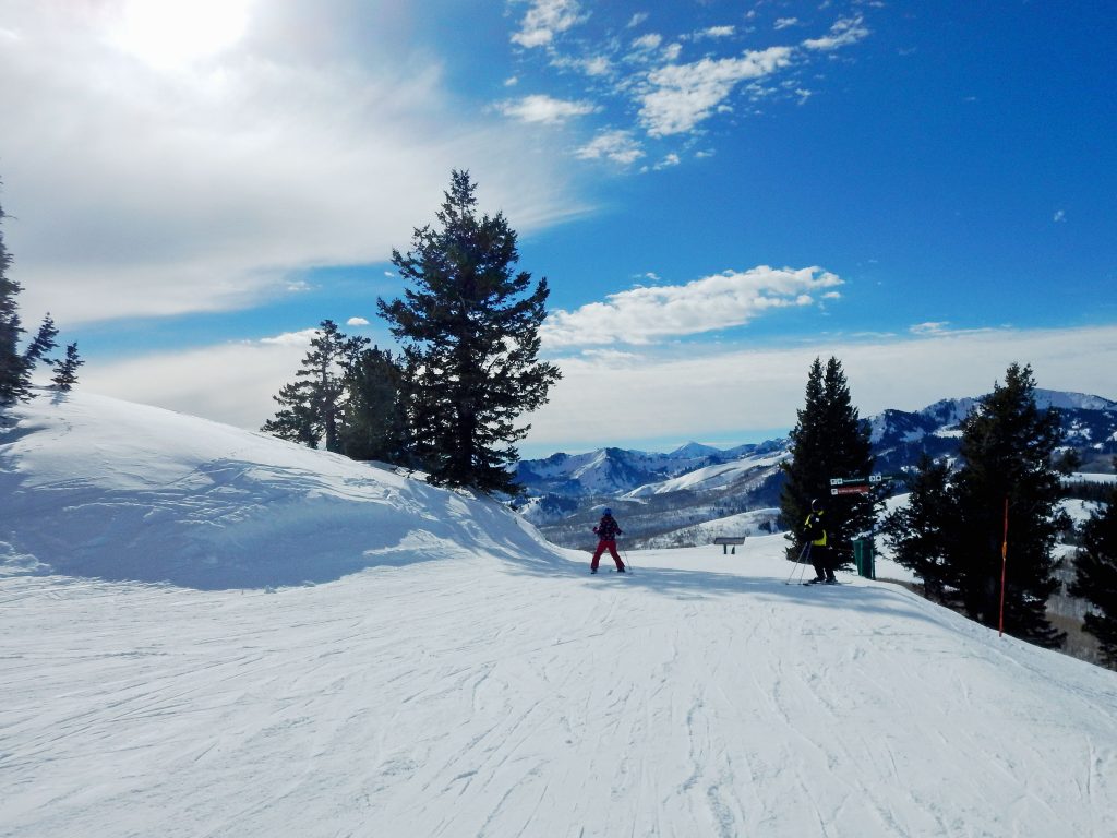 Phenomenal views at Deer Valley Ski Resort, Utah.
