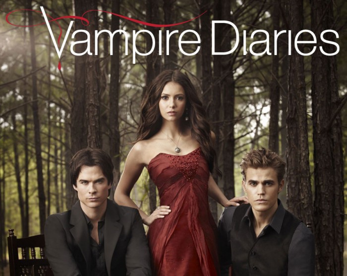 The Vampire Diaries poster.