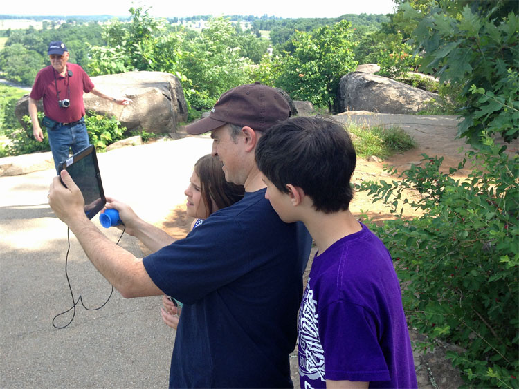 virtual reality tour in Gettysburg