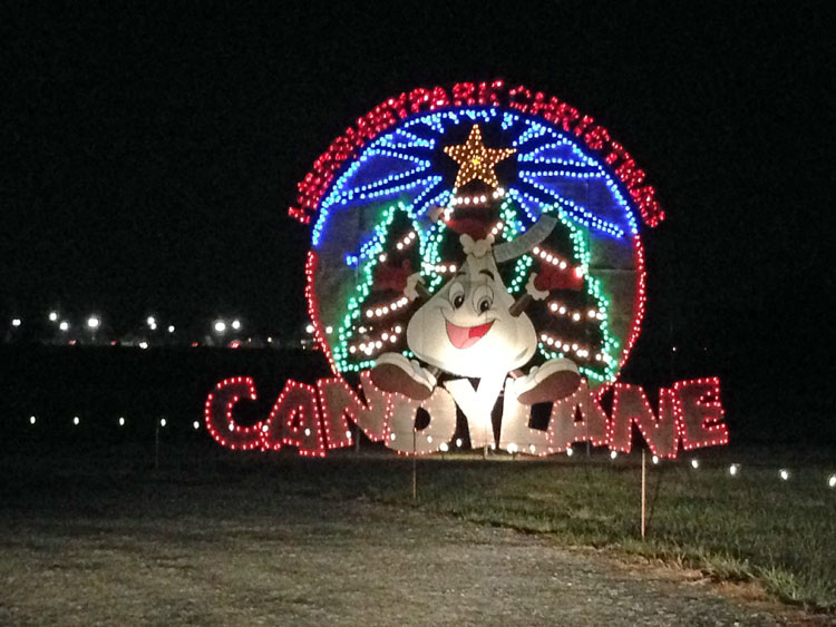 holiday lights display