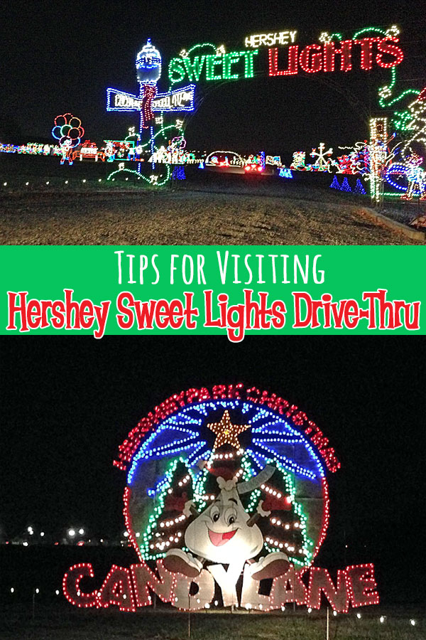 Hershey Sweet Lights Holiday Drive-Thru in Hershey, PA | The TV Traveler