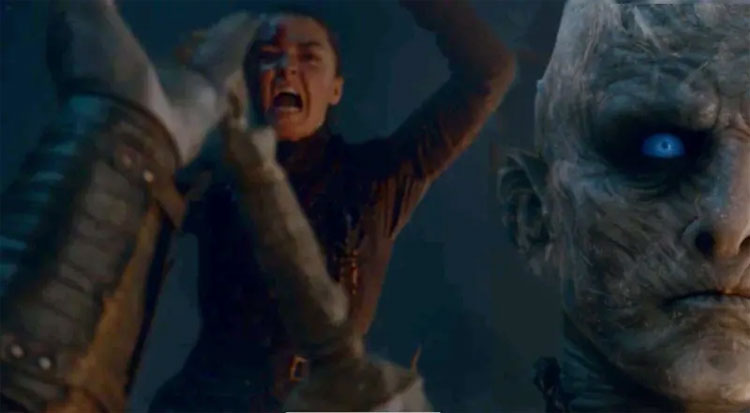 Arya kills the Night King