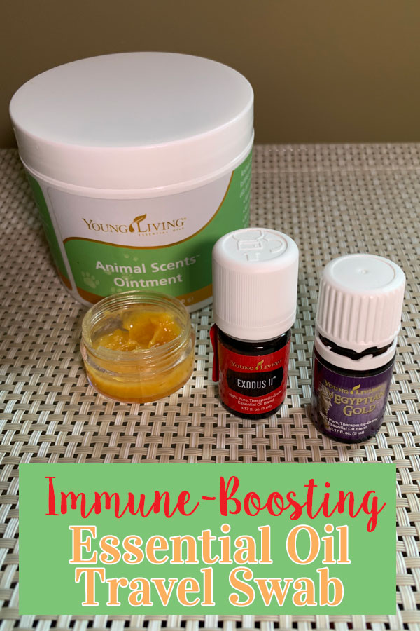 essential oil recipe for healthy travel and immunity