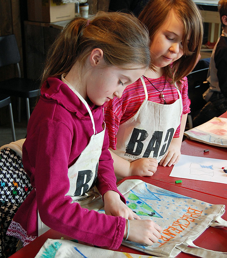 Art workshop at Breck Create