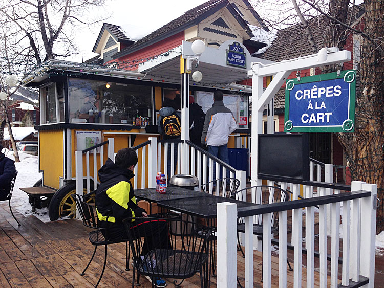 Crepes a la Cart in Breckenridge