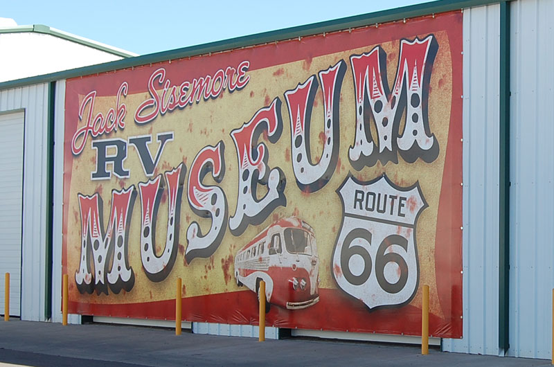 RV museum sign