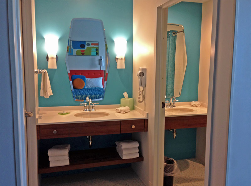 Bathroom in Cabana Bay room.