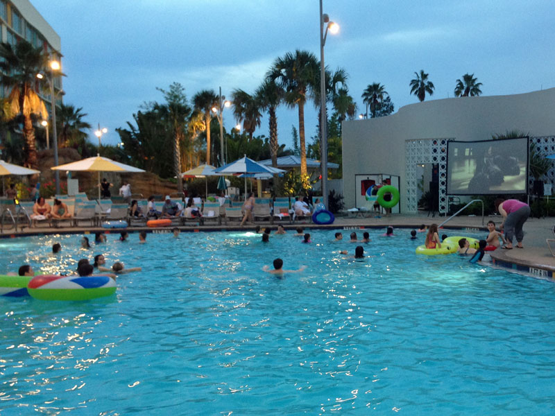 kids in pool