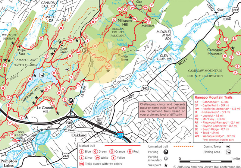 Ramapo River Map