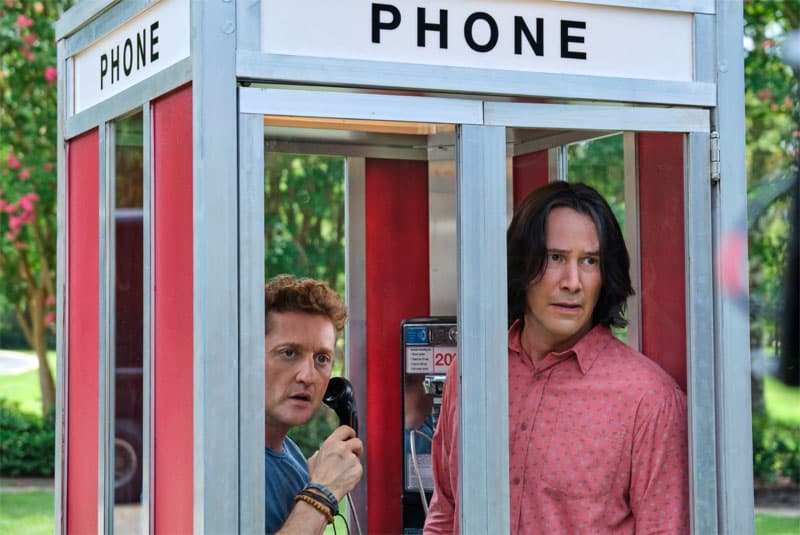 Bill and Ted in phone booth