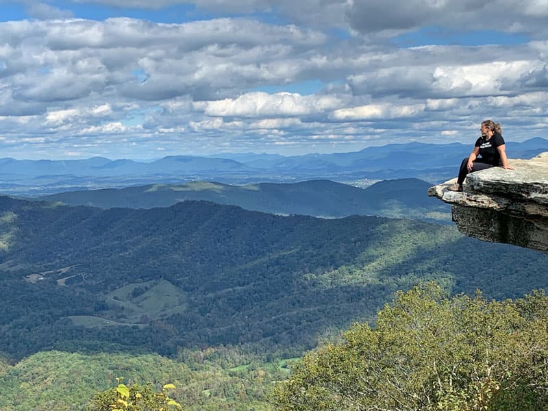 McAfee Knob overlook