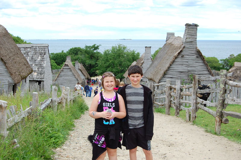 Plimoth English settlement