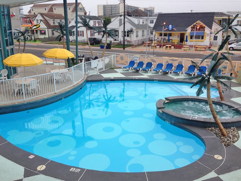 Pool at StarLux Hotel.