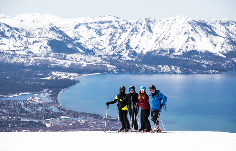 Entins at Heavenly Ski Resort with lake view