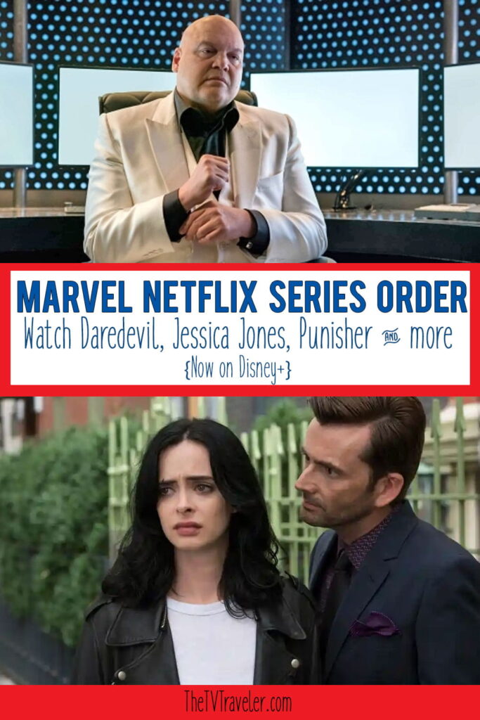 Netflix Marvel series order - pinterest image