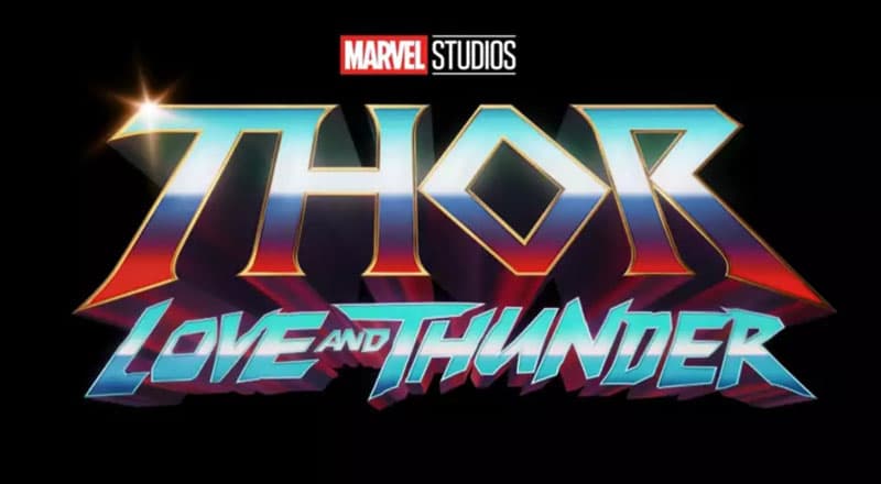 Thor Love and Thunder movie logo
