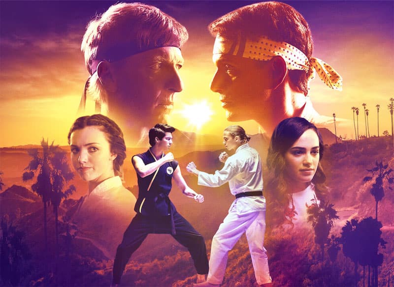 Cobra Kai series poster.