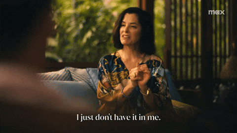 Victoria from White Lotus GIF saying "I just don't have it in me."