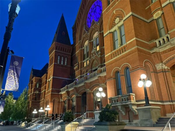 Exterior of Cincinnati Music Hall.